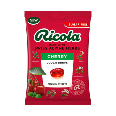 Boots Ricola Cherry Sugar Free Cough Drops 70g- Buy online at McGrocer