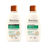 Aveeno Fresh Greens shampoo and conditioner duo 300ml each (British brand)