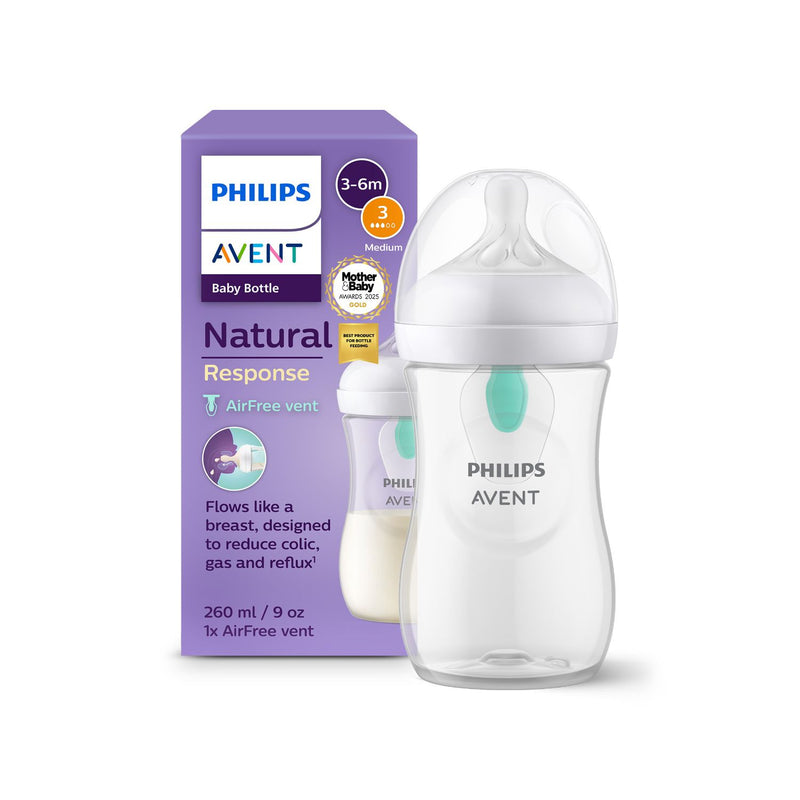 Philips Avent Natural Response baby bottle 260ml (British brand)