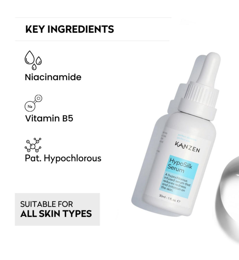 Kanzen Hyposilk serum 30ml, imported from the UK