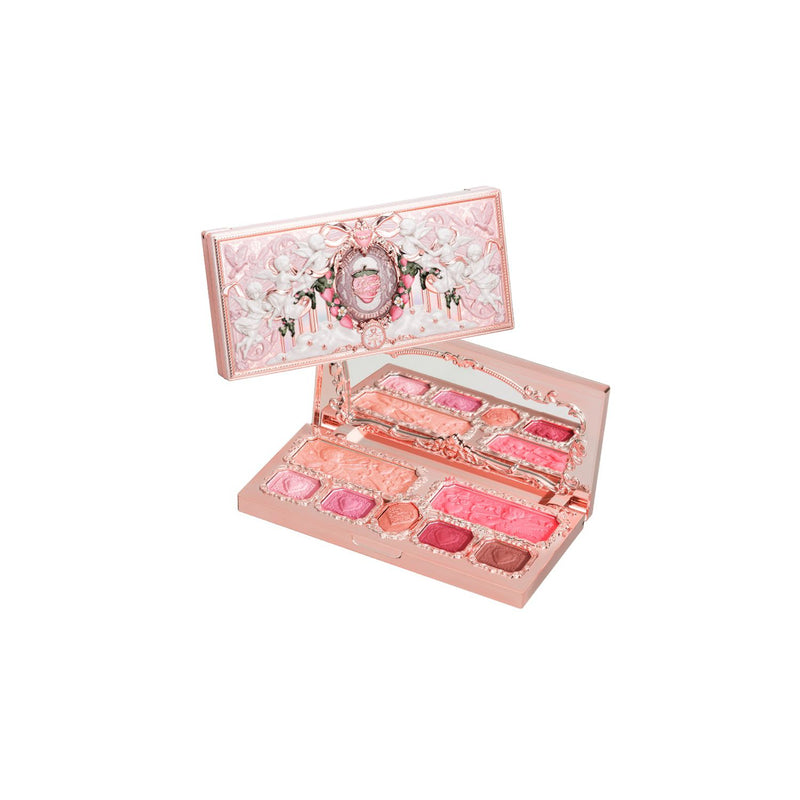 Flower Knows Strawberry Cupid makeup palette Cupid's Mischief (British brand)