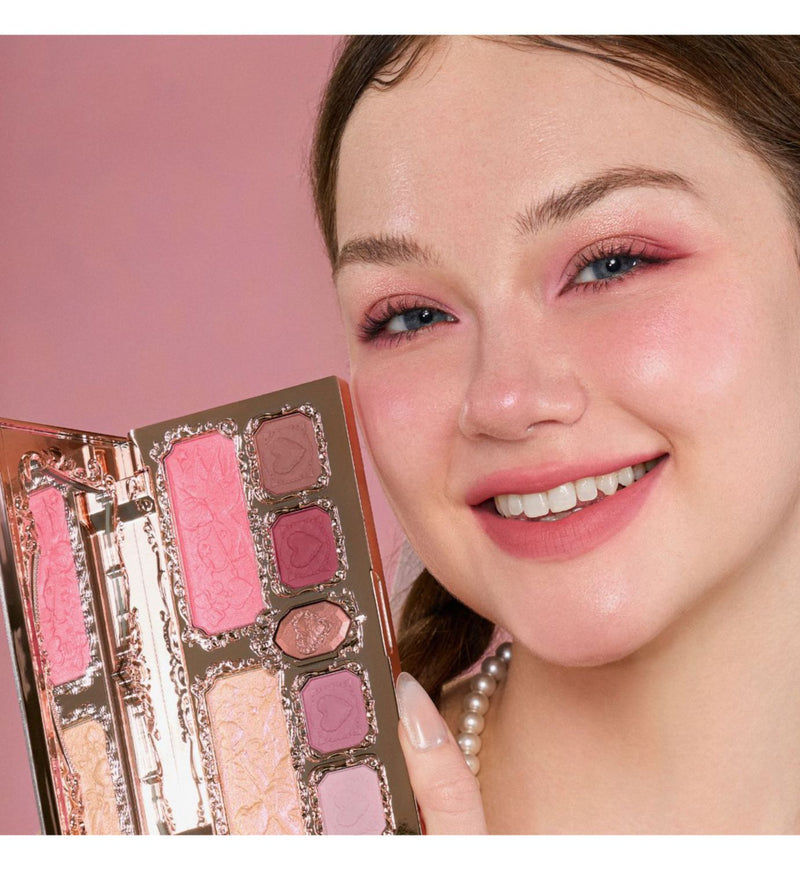 Flower Knows Strawberry Cupid makeup palette Cupid's Mischief (British brand)