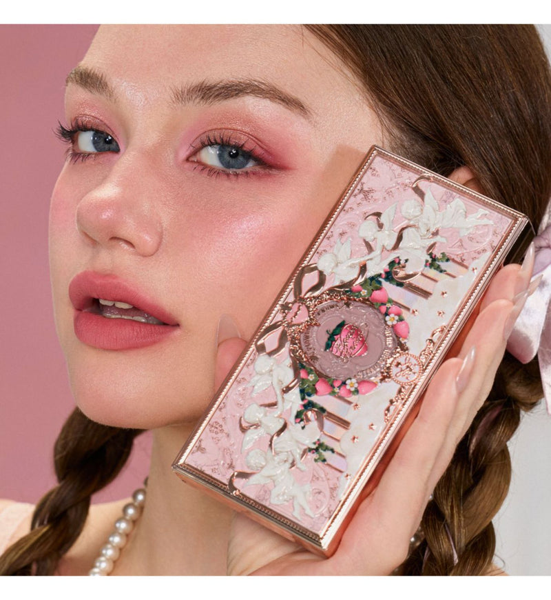 Flower Knows Strawberry Cupid makeup palette Cupid's Mischief (British brand)