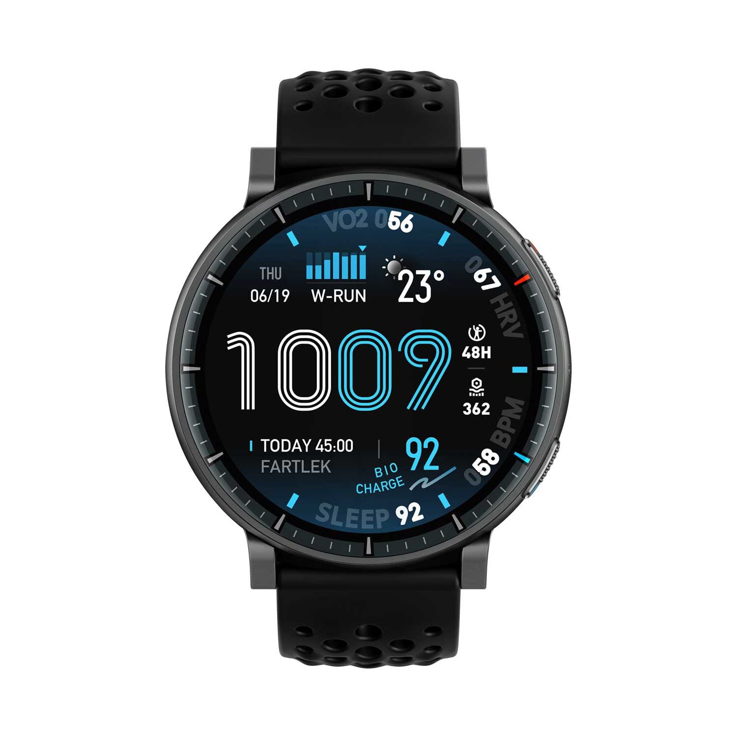 Amazfit Active Max smartwatch black 1.5 inch display, UK version