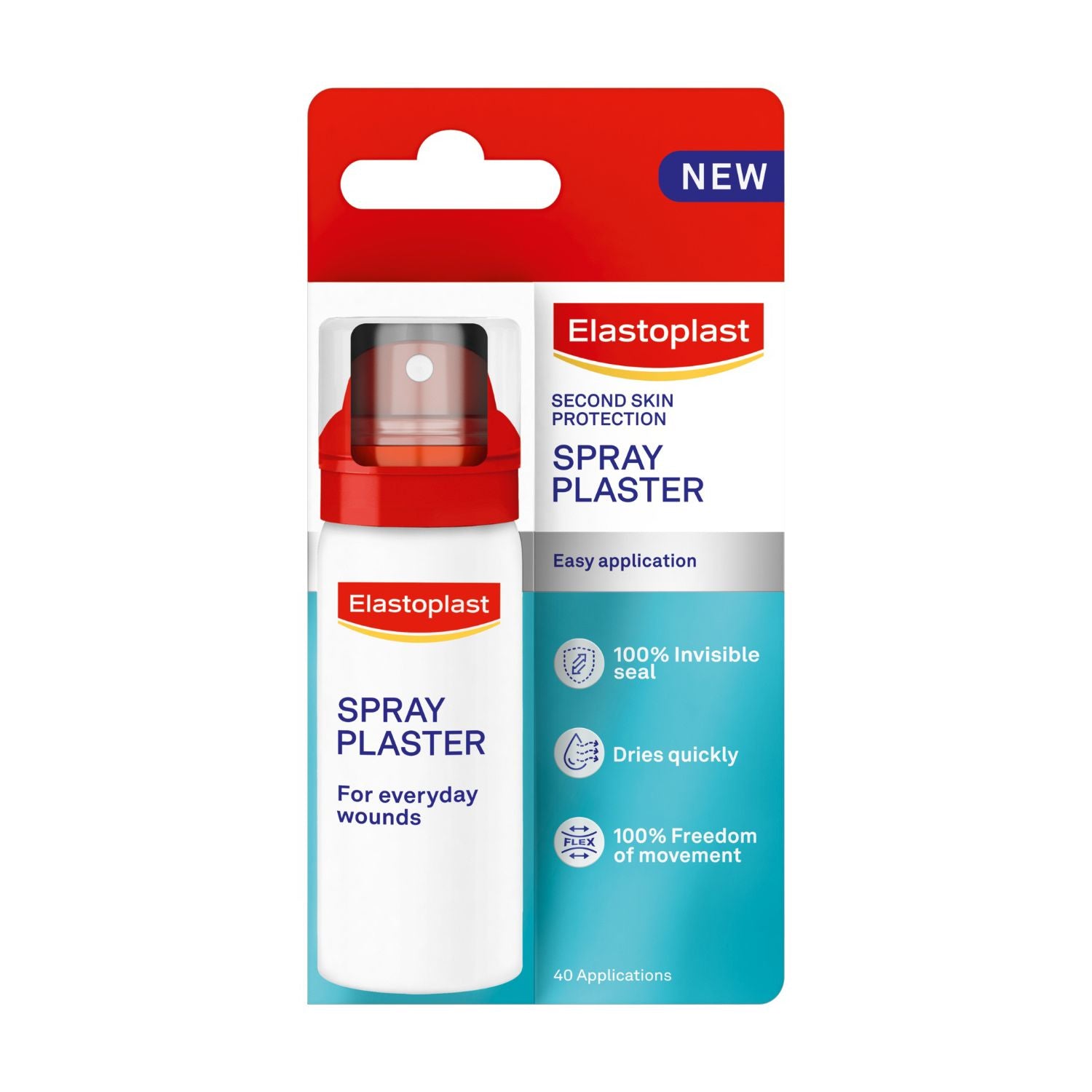Elastoplast second skin spray plaster 40ml, UK version