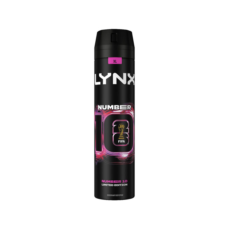 Lynx Number 10 body spray deodorant for men 250ml - British product