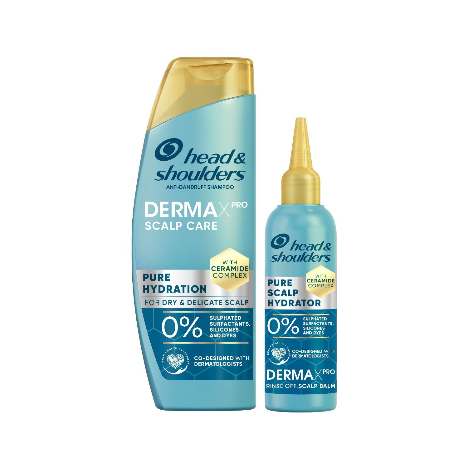 Head & Shoulders Derma x Pro Bundle shampoo and leave-on - British product