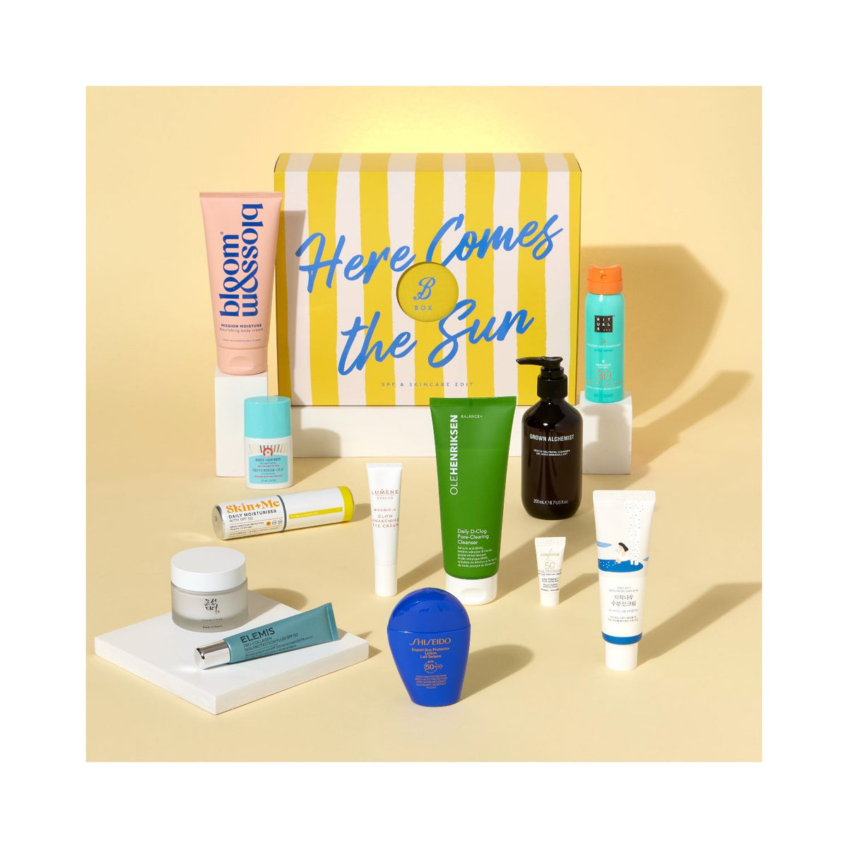 Boots SPF & Skin Beauty Box 12-piece set, imported from the UK