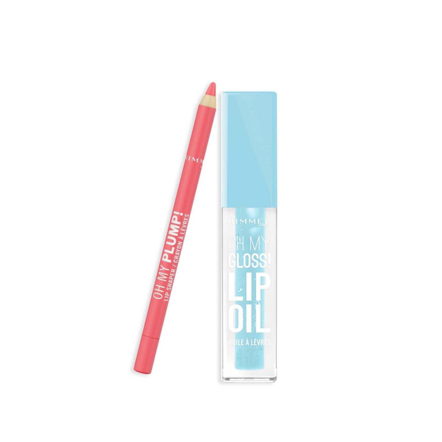 Rimmel Iced Mess Lip Oil and Pencil Duo, imported from the UK