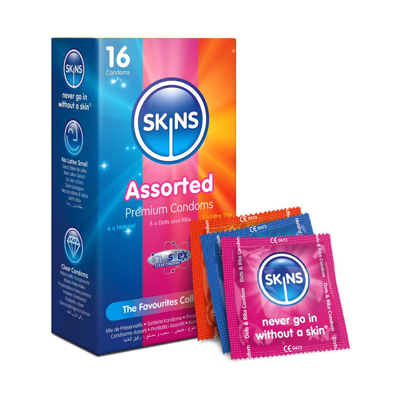 Skins assorted condoms Duo Pack 32s (British brand)