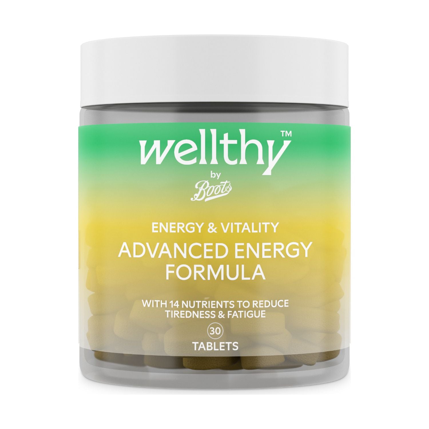 Boots Energy and Vitality tablets 30 count, imported from the UK