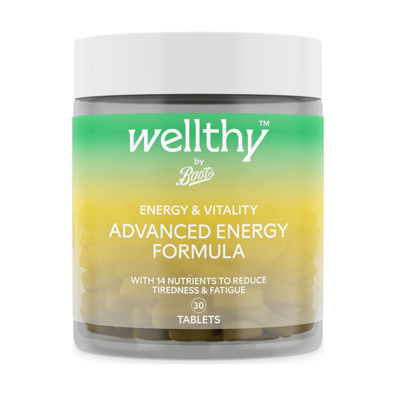 Boots Energy and Vitality tablets 30 count, imported from the UK