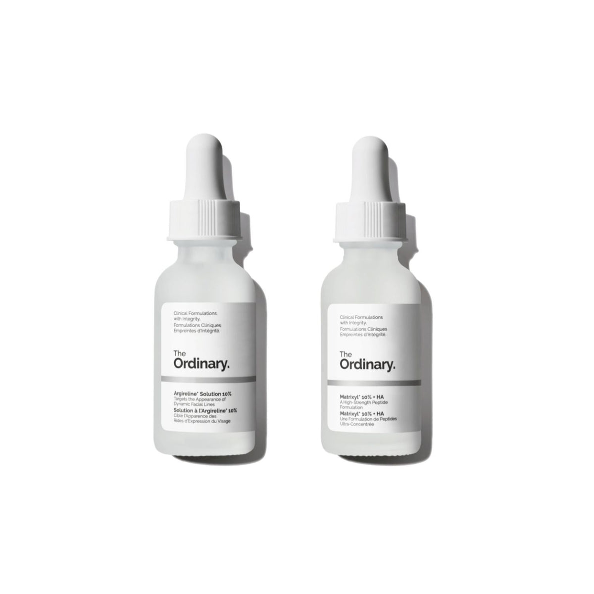 The Ordinary Fine Lines Bundle with Argireline and Matrixyl serums (British brand)