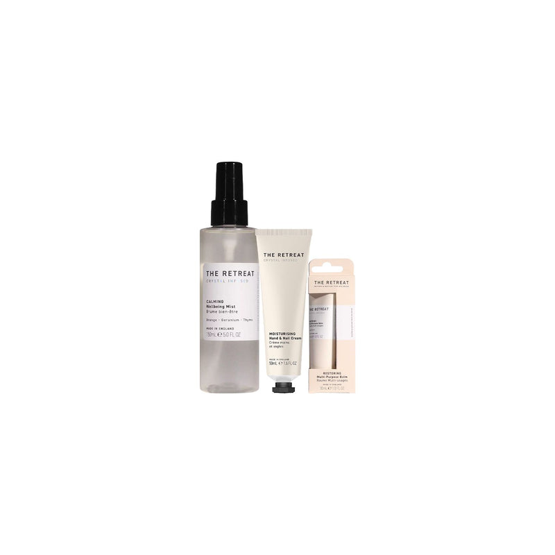 The Retreat Essential Wellbeing on the Go bundle (British brand)