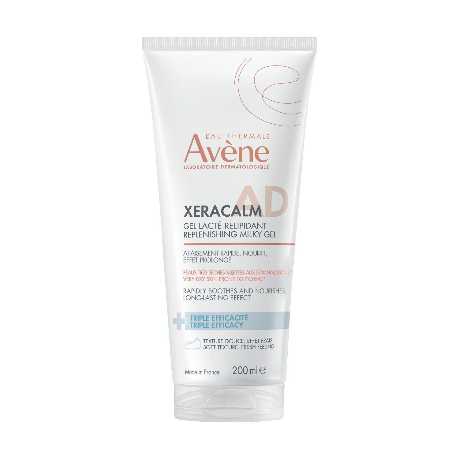 Avène Xeracalm A.D replenishing milky gel 200ml, UK version