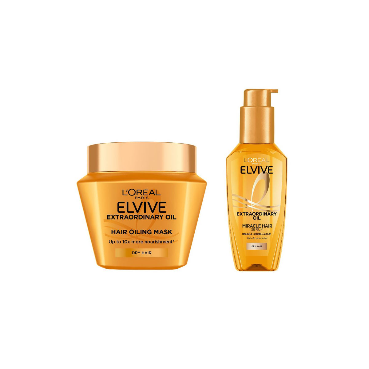 L'Oreal Extraordinary Oils Bundle serum and mask, imported from the UK