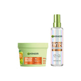 Garnier Keratin Sleek hair treatment bundle - British product