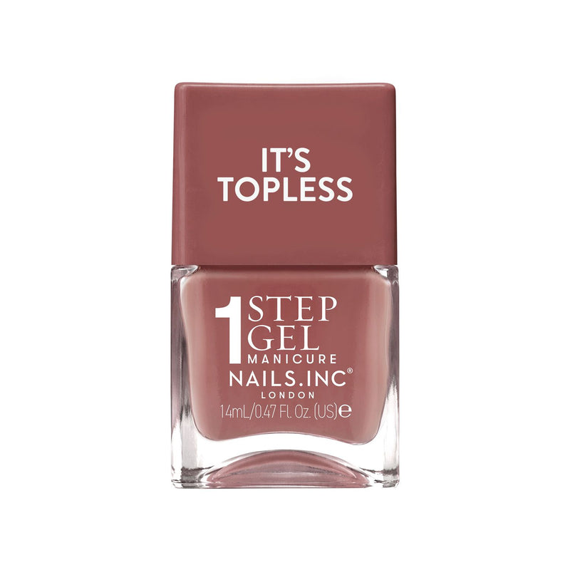 Nails.INC It's Topless 1-step gel nail polish Alexis nude tan 14ml (British brand)