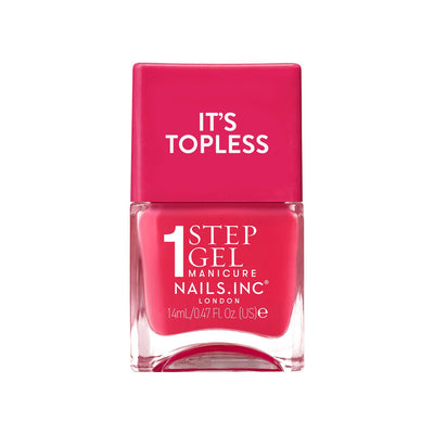 Boots Nails.INC It's Topless 1-Step Gel Nail Polish Leah Light Coral 14ml- Buy online at McGrocer