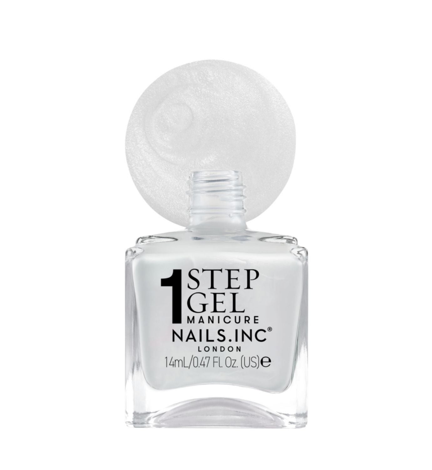 Nails.INC nail polish Liv White Pearl 14ml - British product