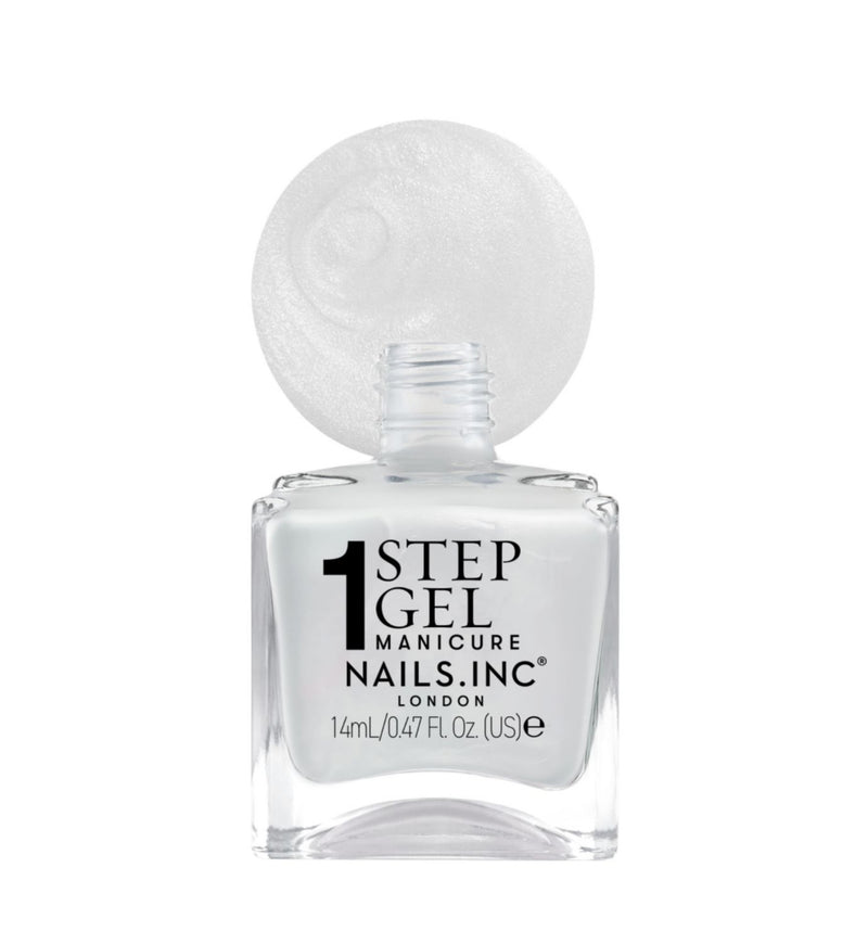 Nails.INC nail polish Liv White Pearl 14ml - British product