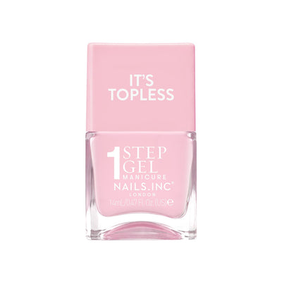Boots Nails.INC It's Topless 1-Step Gel Nail Polish Molly Nude Pale Pink 14ml- Buy online at McGrocer