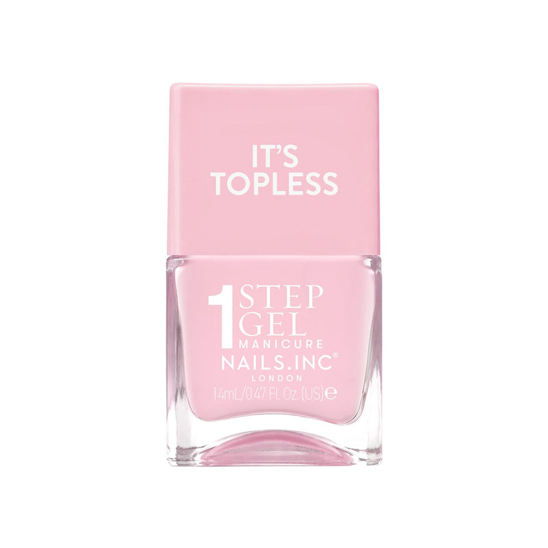 Nails.INC It's Topless Molly 14ml nail polish, imported from the UK