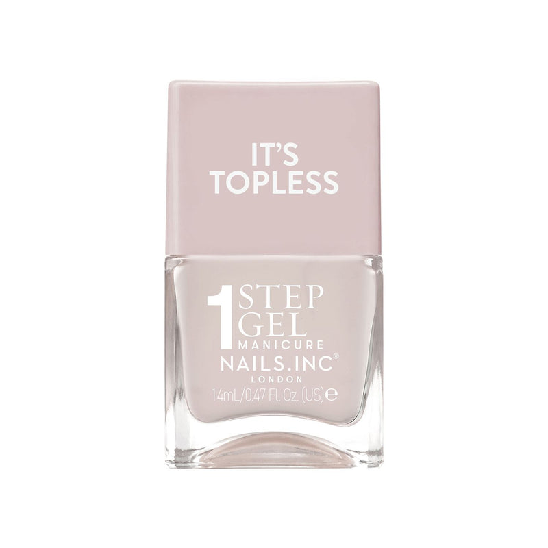 Nails.INC It's Topless stone nude gel polish 14ml (British brand)