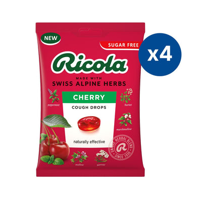 Boots Ricola Cherry Sugar Free Cough Drops Bundle - 4 Pack- Buy online at McGrocer
