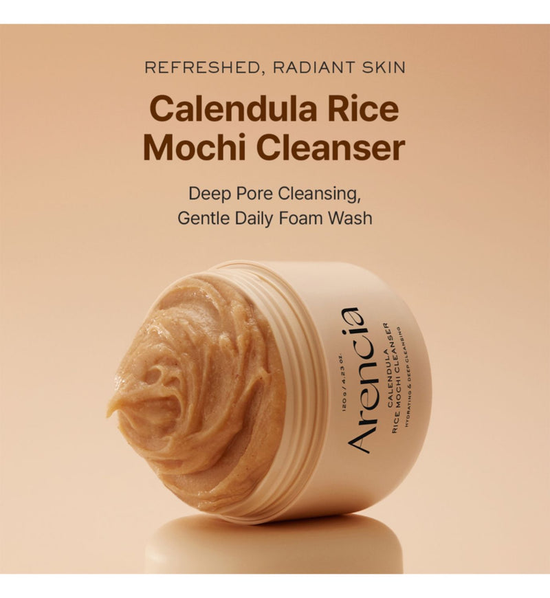 Arencia Calendula Rice Mochi Cleanser 120g - British product