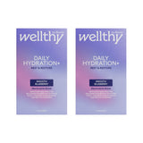Wellthy by Boots electrolyte powder smooth blueberry 24 sachets (British brand)