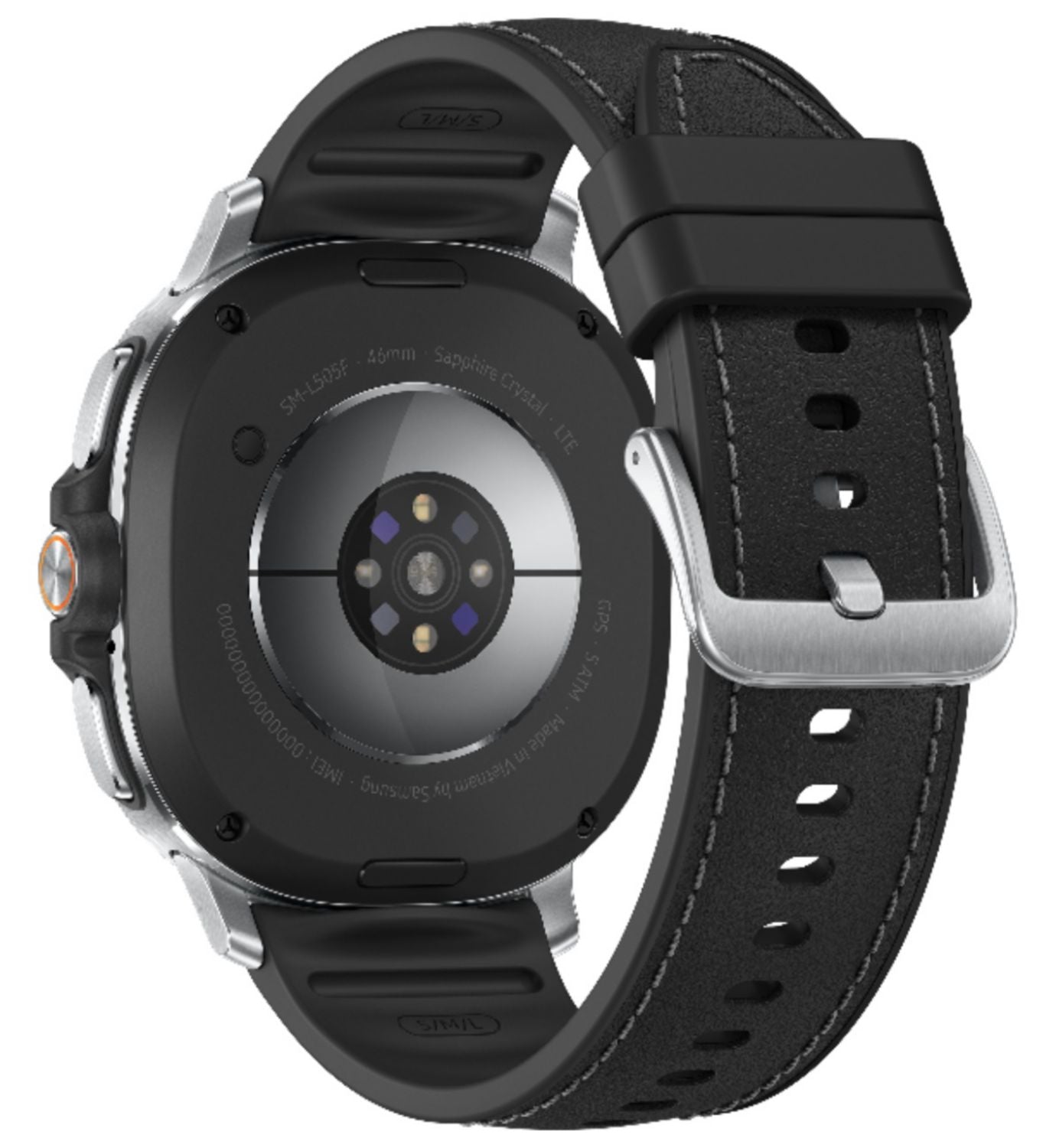 Samsung Galaxy Watch8 Classic 46mm black smartwatch, UK version