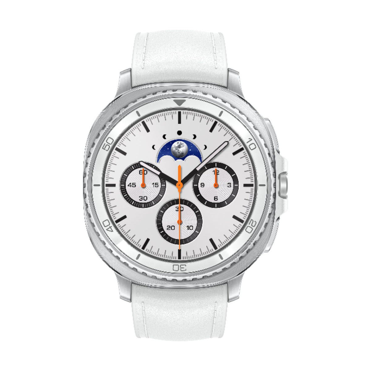 Samsung Galaxy Watch8 Classic LTE 46mm white smartwatch (British brand)