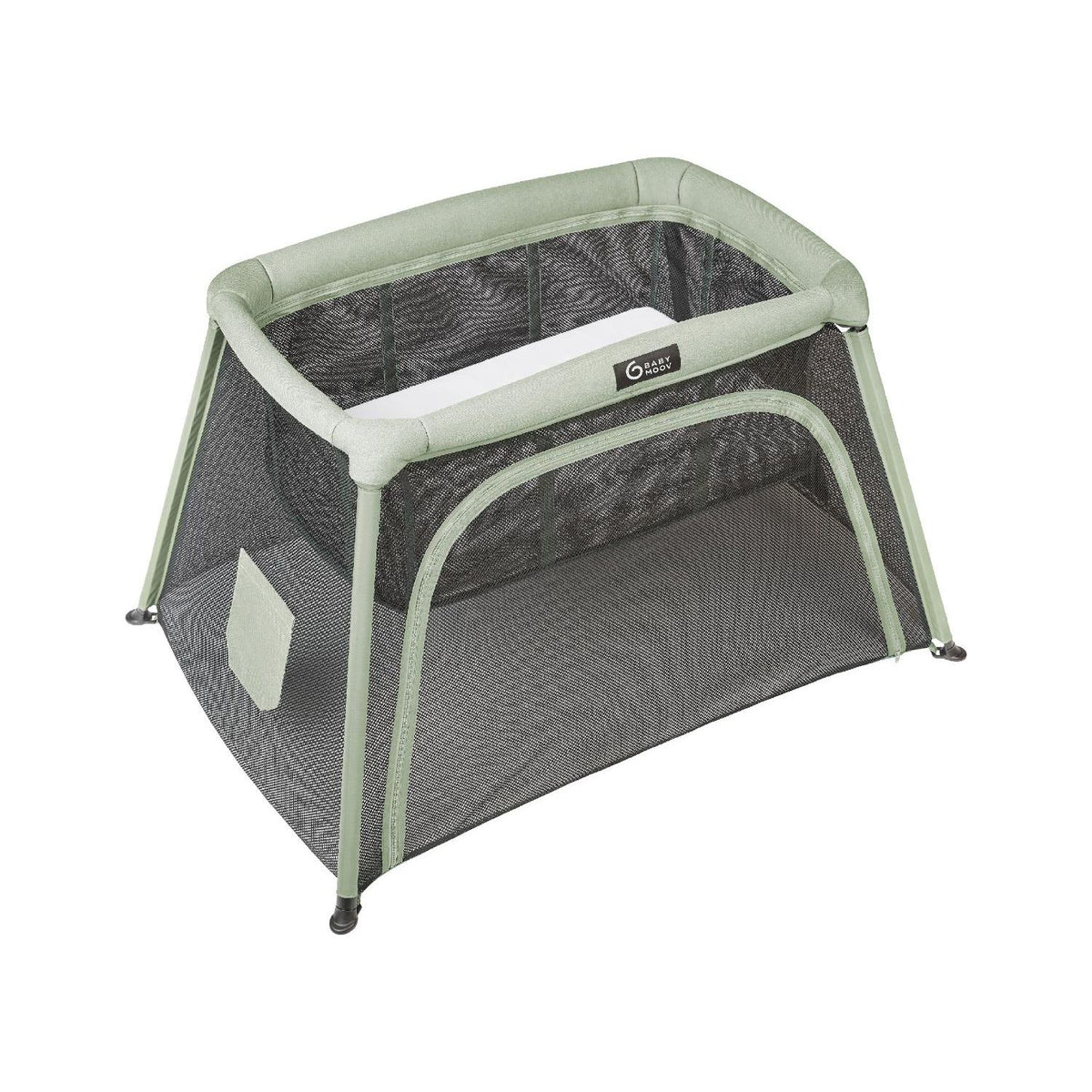 Babymoov 3-in-1 travel cot sage green, UK version