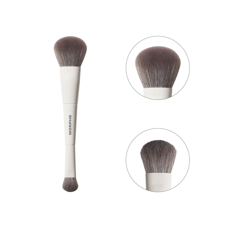 Morphe M100 dual-ended foundation and concealer brush (British brand)