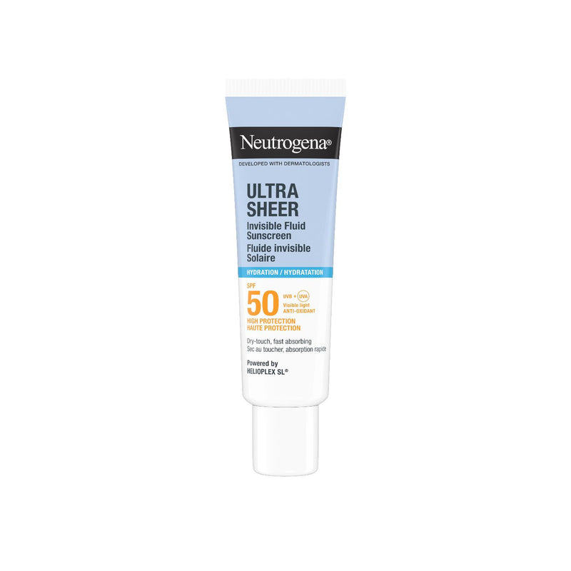 Neutrogena Ultra Sheer Invisible Fluid sunscreen 50ml (British brand)