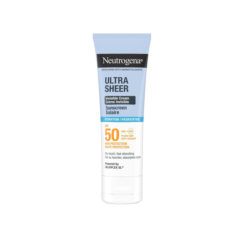 Neutrogena Ultra Sheer sunscreen SPF50 50ml (British brand)