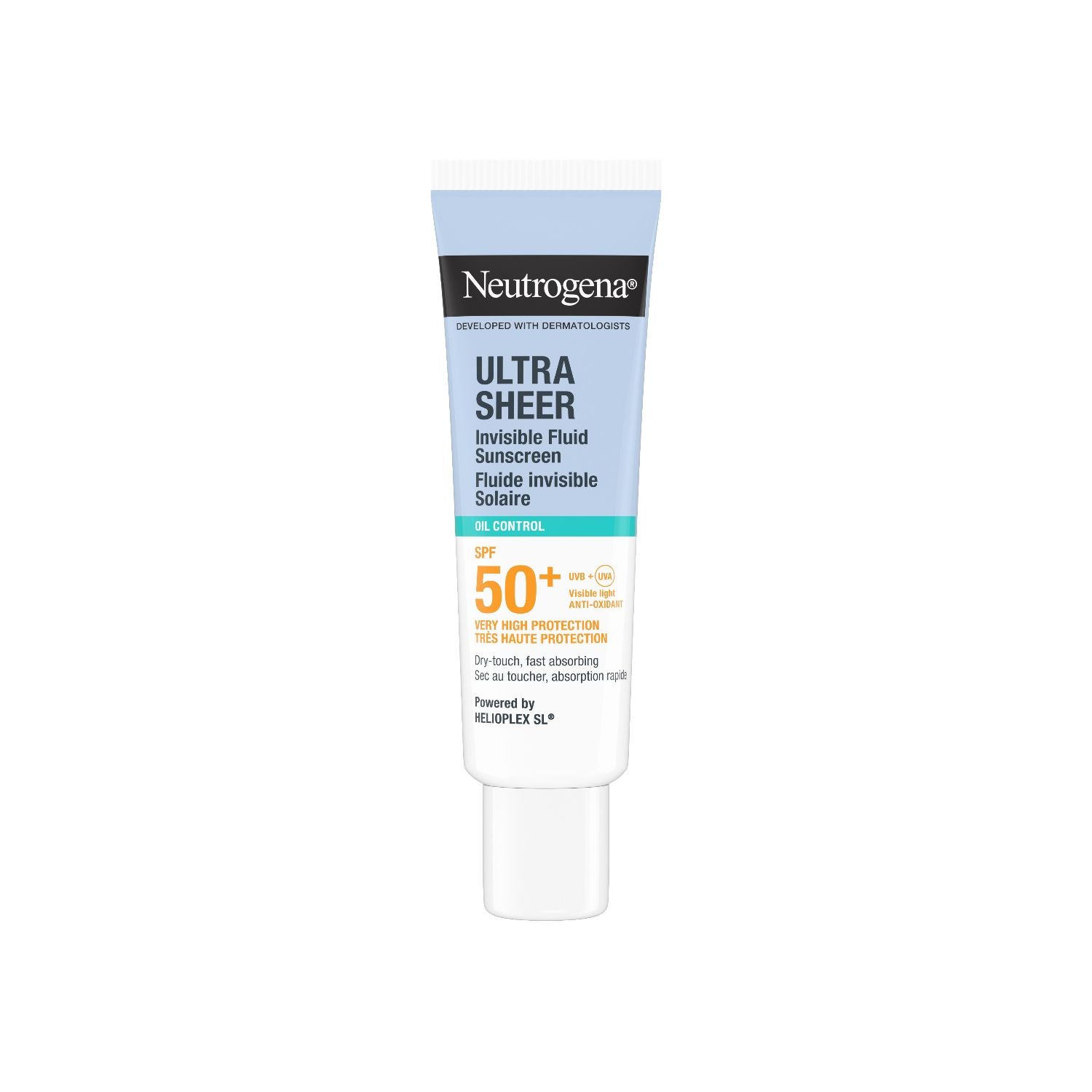 Neutrogena invisible fluid sunscreen oil control SPF50+ 50ml, UK version