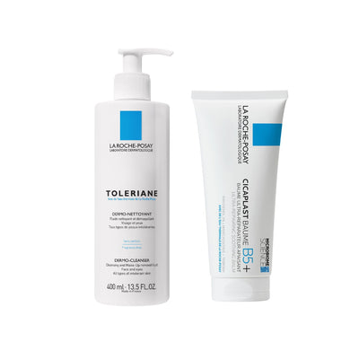 Boots La Roche-Posay Sensitive Wash and Baume Bundle- Buy online at McGrocer