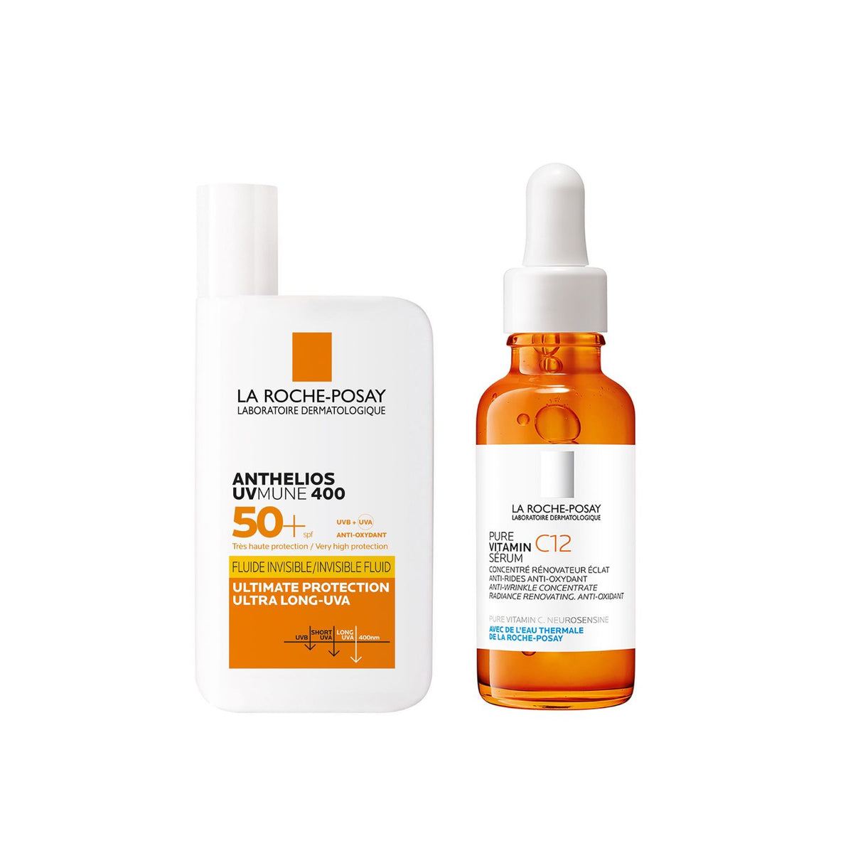 La Roche-Posay Glow SPF and Serum Bundle 30ml and 50ml (British brand)