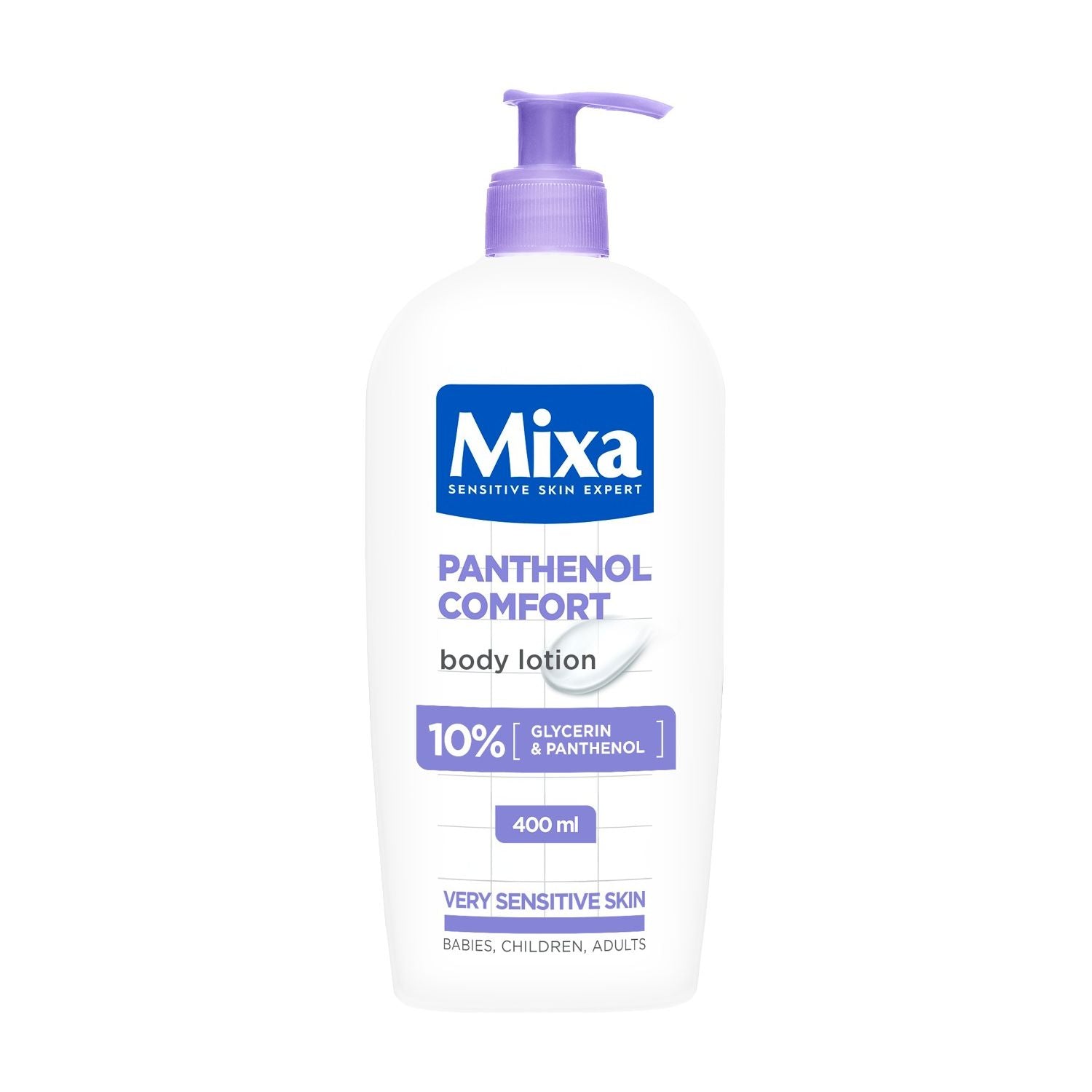 Mixa Panthenol Comfort body lotion 400ml, UK version
