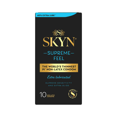 Boots SKYN Supreme Feel Extra Lubricated Condoms 10 Count- Buy online at McGrocer