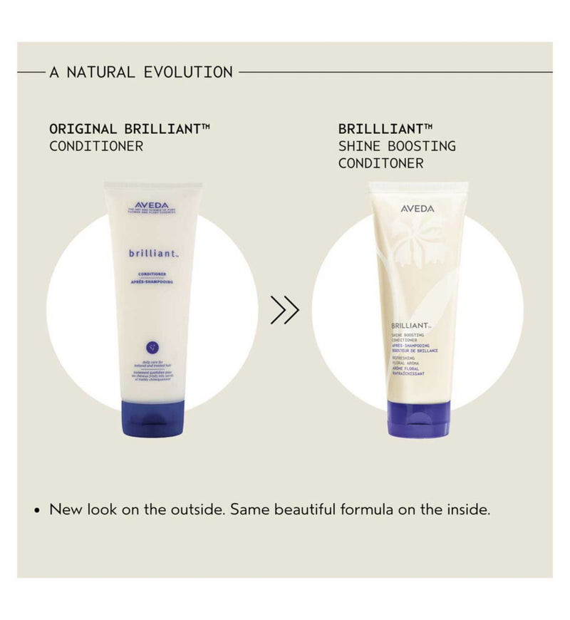 Aveda Brilliant Shine Boosting Conditioner 200ml, imported from the UK