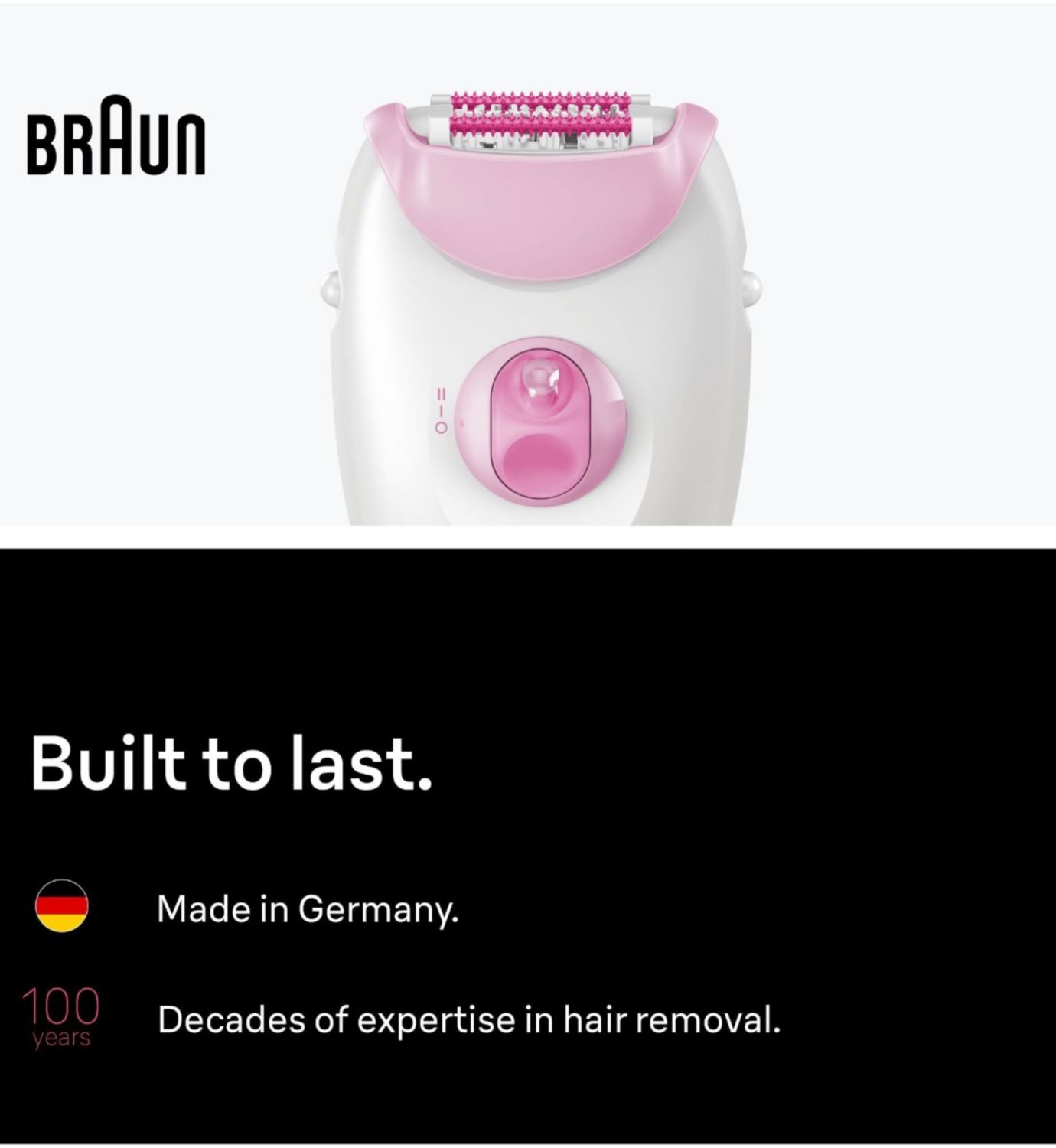 Braun SE3-000 epilator hair removal (British brand)