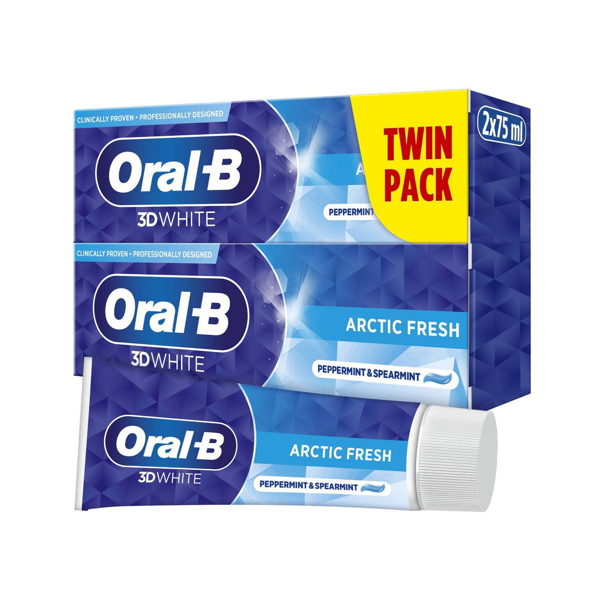 Oral-B 3D White Arctic Fresh toothpaste 150ml (British brand)
