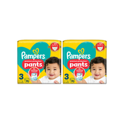 Boots Pampers Premium Protection Nappy Pants Size 3 36 Nappies 6-11kg- Buy online at McGrocer