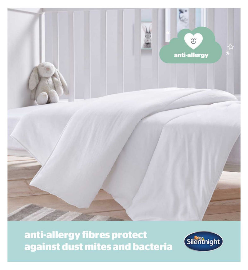 Silentnight anti allergy cot bed duvet 4 tog 2 pack (British brand)