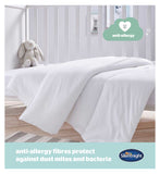 Silentnight anti allergy cot bed duvet 4 tog 2 pack (British brand)