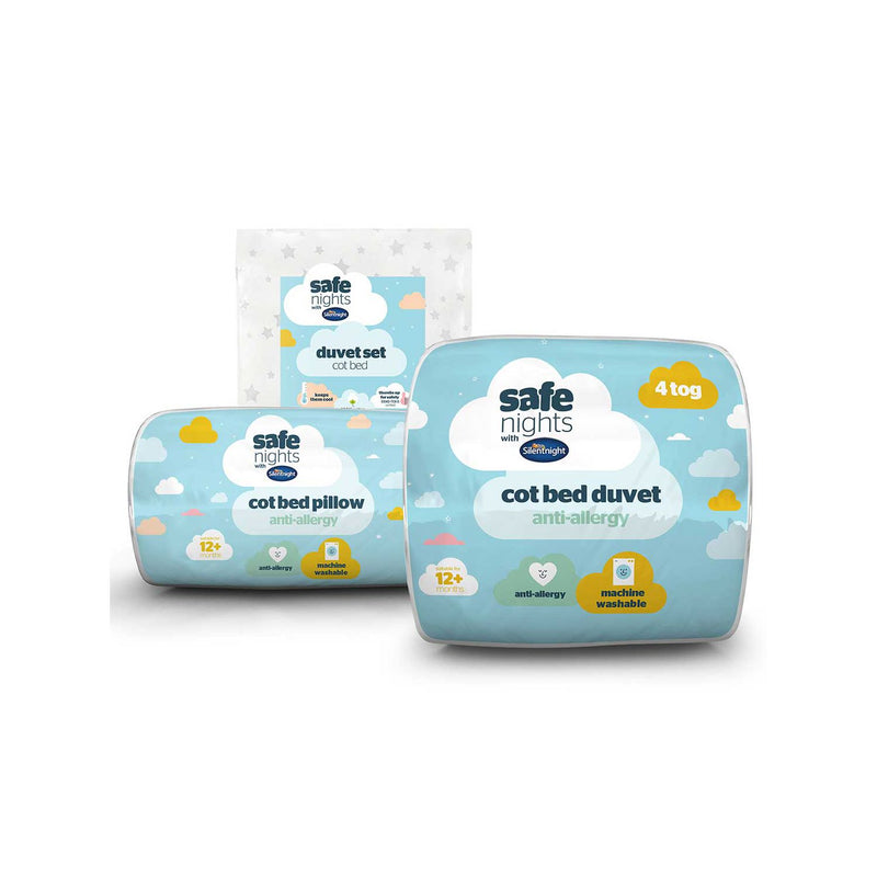 Silentnight baby bed bundle Grey Star, UK version