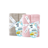 Silentnight cellular baby blanket pink and natural 4 pack, UK version